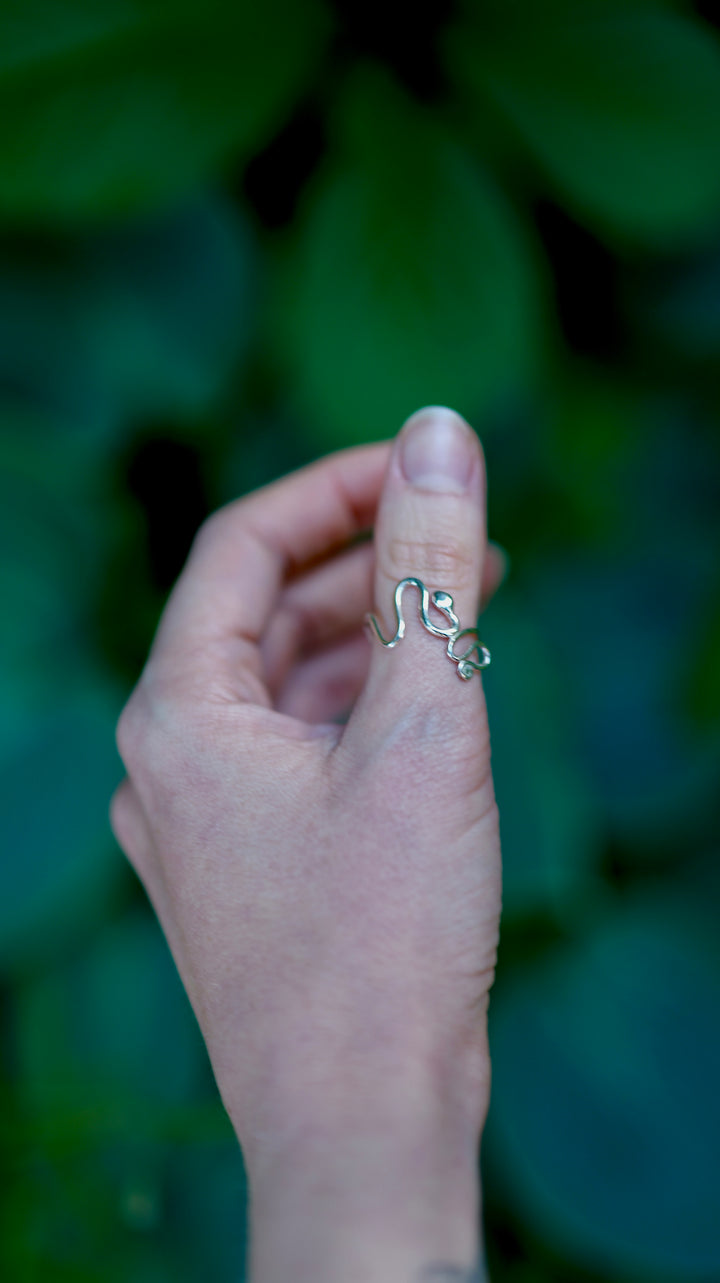 Silver Serpent Ring ~ Ag 925/1000 (made to order)