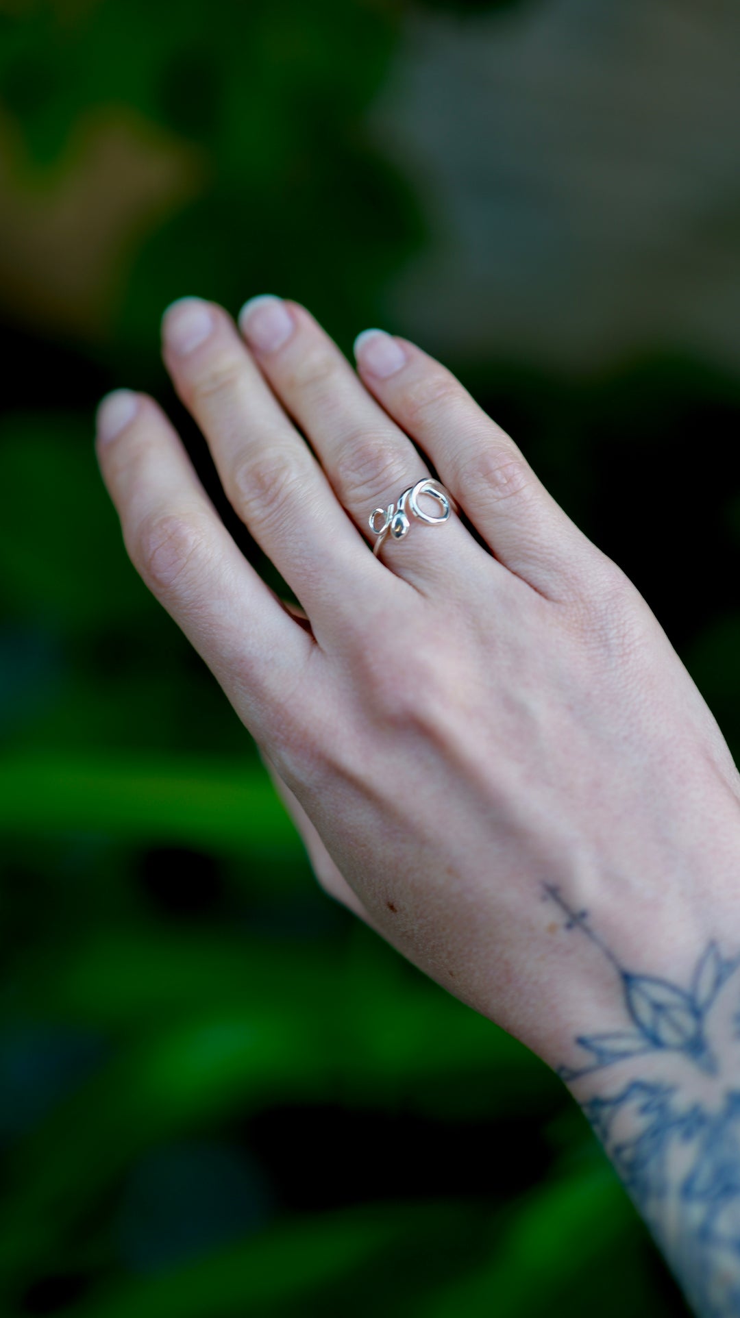 Silver Serpent Ring ~ Ag 925/1000 (made to order)