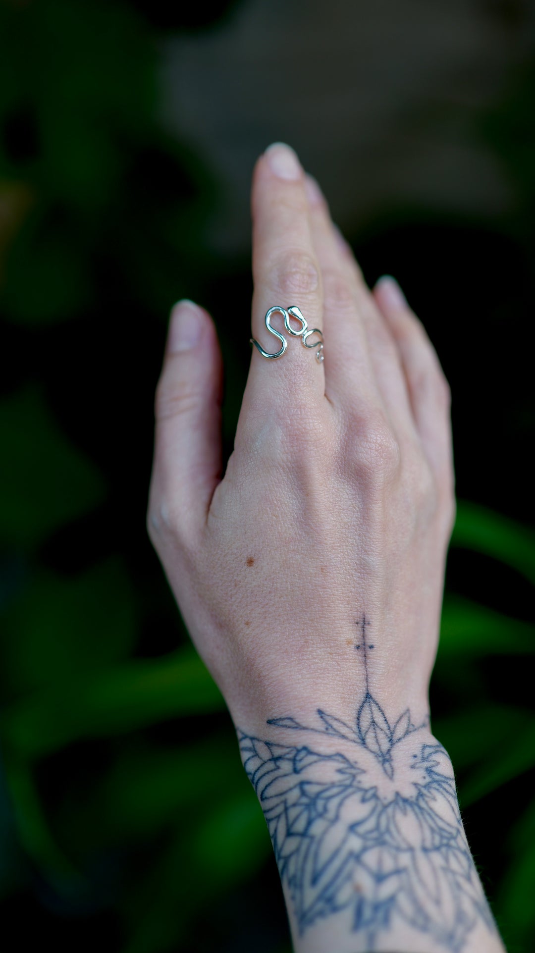 Silver Serpent Ring ~ Ag 925/1000 (made to order)